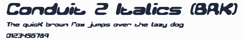 Conduit 2 Italics (BRK)預覽圖