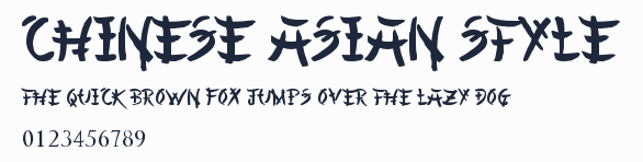 Chinese Asian Style預覽圖