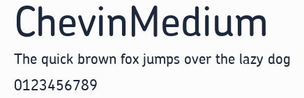 ChevinMedium預覽圖