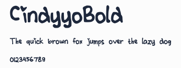 CindyyoBold預覽圖