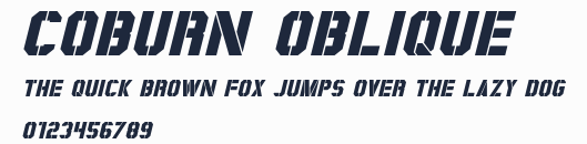 Coburn Oblique預覽圖
