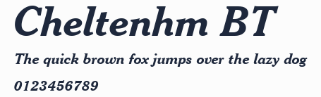 Cheltenhm BT預覽圖