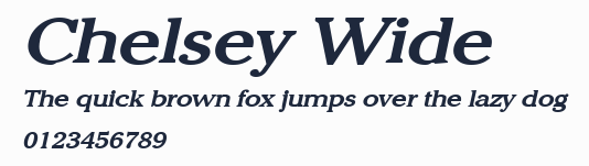 Chelsey Wide預覽圖