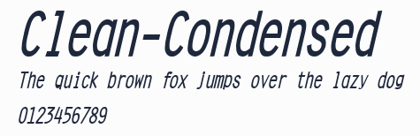 Clean-Condensed預覽圖