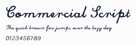 Commercial Script預覽圖