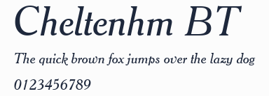 Cheltenhm BT預覽圖