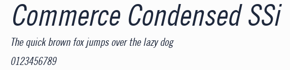 Commerce Condensed SSi預覽圖