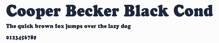 Cooper Becker Black Cond預覽圖