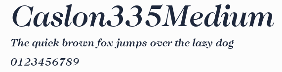 Caslon335Medium預覽圖