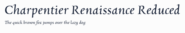 Charpentier Renaissance Reduced預覽圖