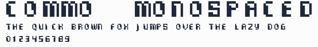 Commo  Monospaced預覽圖
