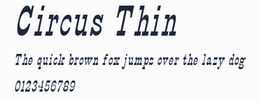 Circus Thin預覽圖