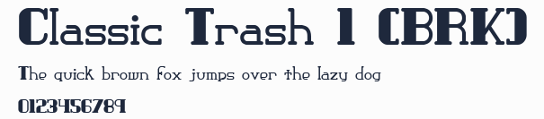 Classic Trash 1 (BRK)預覽圖