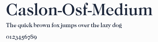Caslon-Osf-Medium預覽圖