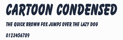 Cartoon Condensed預覽圖