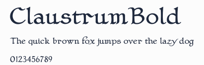 ClaustrumBold預覽圖