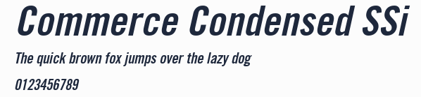 Commerce Condensed SSi預覽圖