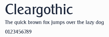 Cleargothic預覽圖