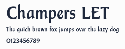 Champers LET預覽圖