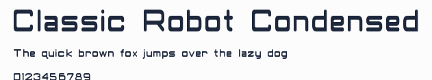 Classic Robot Condensed預覽圖