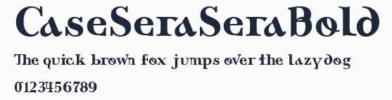 CaseSeraSeraBold預覽圖