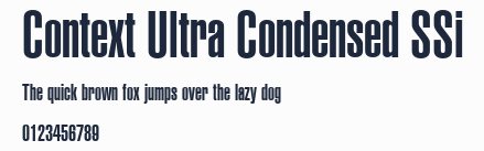 Context Ultra Condensed SSi預覽圖