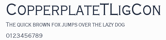 CopperplateTLigCon預覽圖