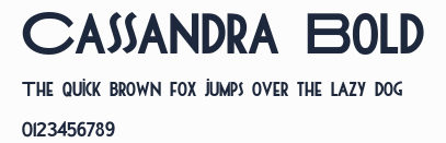 Cassandra Bold預覽圖