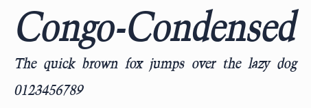 Congo-Condensed預覽圖