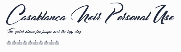 Casablanca Noir Personal Use預覽圖