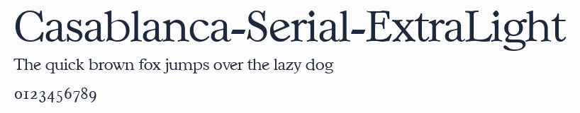 Casablanca-Serial-ExtraLight預覽圖