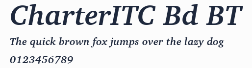 CharterITC Bd BT預覽圖