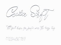 Cecilia Script預覽圖