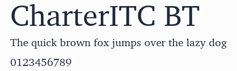 CharterITC BT預覽圖