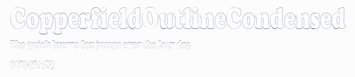 CopperfieldOutlineCondensed預覽圖