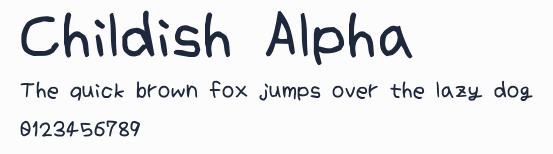 Childish Alpha預覽圖