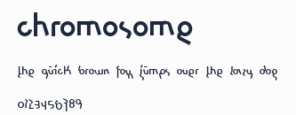 chromosome預覽圖