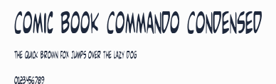 Comic Book Commando Condensed預覽圖