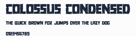 Colossus Condensed預覽圖
