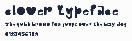 clover typeface預覽圖