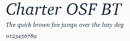 Charter OSF BT預覽圖