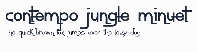 contempo jungle minuet預覽圖