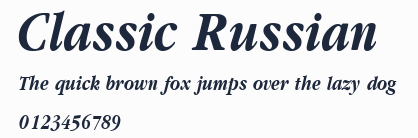 Classic Russian預覽圖