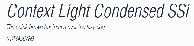 Context Light Condensed SSi預覽圖