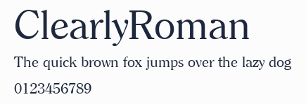 ClearlyRoman預覽圖