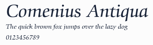 Comenius Antiqua預覽圖