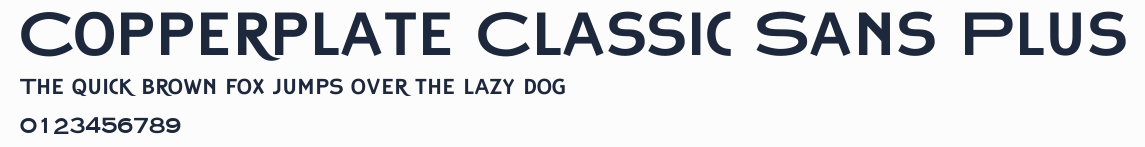 Copperplate Classic Sans Plus預覽圖