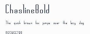 ChaslineBold預覽圖