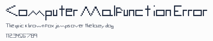 Computer Malfunction Error預覽圖