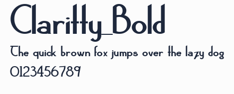 Claritty_Bold預覽圖